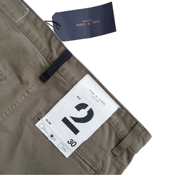 Rag & Bone Fit 2 Slim Chino Army Green - Picture 12 of 14